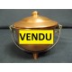 Pot couvert en cuivre