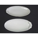 Pair of small porcelain trays