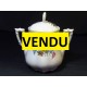 Sugar or biscuit porcelain bucket Vignaud Limoges