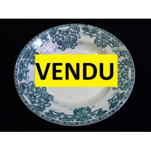 Soup bowl in earthenware Terre de Fer Marsala model 