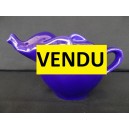 Théière l'Eléphant en céramique bleue