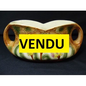 Jardinière en faïence Digoin 1900