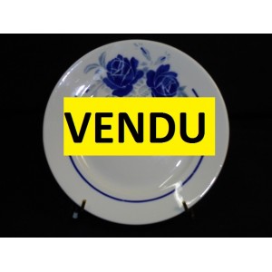 Earthenware dinner plate Badonviller "Strasbourg"