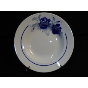 Assiette creuse fa&iuml;ence Badonviller "Strasbourg"