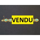 Bracelet in silver decorated with turquoise cabochons 8