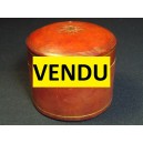 Old cigarette or cigar box in leather