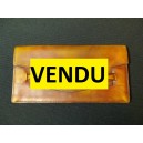 Vintage leather card holder or door holder by Hermès