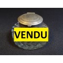 Ancient inkwell in molded glass