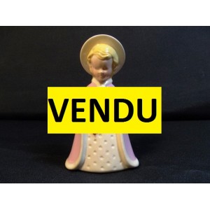 Figurine Saint / pious in ceramic of Fourmaintraux Desvres