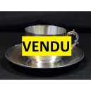 Silver plated tea cup