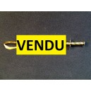 Golden metal ice tongs