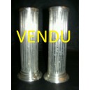 Paire de soliflores en m&eacute;tal argent&eacute; Christofle XIX&egrave;me