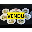 Limoges porcelain cheese service