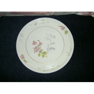 Flat cake porcelain Limoges Haviland 