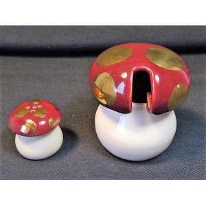 Condiment set in earthenware slip