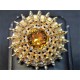 Vintage fantasy brooch shape sea urchin