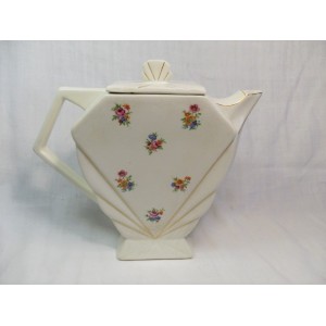 Art Deco earthenware coffee jug from Grigny