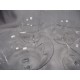 Série de 10 coupes à champagne en cristal signées Daum 