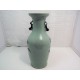 Ancient Chinese ceramic vase with celadon glaze