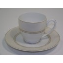 Limoges Guy Degrenne porcelain tea cup Venice Day model