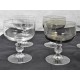 Series of 6 vintage 70's champagne glasses
