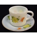 Vintage arcopal teacup with its 60's saucer