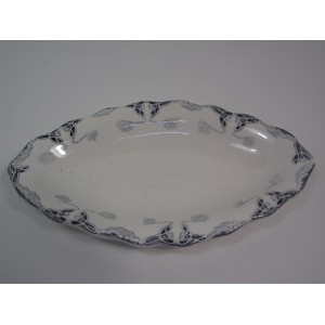 Ravier en fa&iuml;ence L&eacute;on Graves Art Nouveau