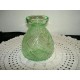 Vase à jacinthe en verre ancien art déco