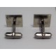 Pair of silver cufflinks with Pegasus decor