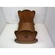 Old rocking wooden doll's cradle
