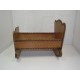 Old rocking wooden doll's cradle