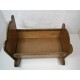 Old rocking wooden doll's cradle