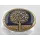 Broche en métal décor émaillé signée Michaela FREY