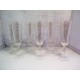6 flûtes à champagne Cristal d'Arques modèle Auteuil