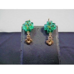 Pair of earrings signed Jacky de G Paris