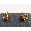 Pair of vintage clip earrings MONET jewelry