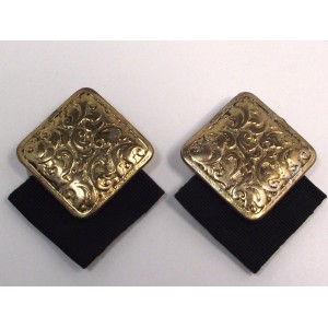Pair of old shoe buckle clips