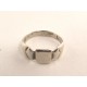 Bague chevalière en argent travail de tranchée/poilu