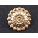 Small old gold-plated brooch