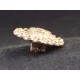 Small old gold-plated brooch