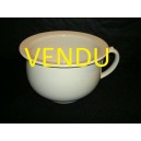 Pot de chambre en fa&iuml;ence Digoin-Sarreguemines