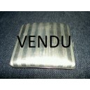 Etui &agrave; cigarette en m&eacute;tal Argentan art d&eacute;co