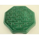 Digoin vintage slip ceramic trivet