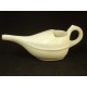 Sick duck bottle in opaque porcelain from Gien