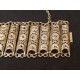 Bracelet ancien en argent filigrane travail ethnique