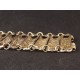 Bracelet ancien en argent filigrane travail ethnique