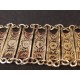 Bracelet ancien en argent filigrane travail ethnique