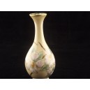 Vase soliflore ancien dans le goût de Tharaud décor émaillé