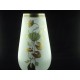 Vase cônique en cristal dépoli de Bohëme 