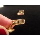 Paire de boutons de manchette vintage plaqué or Murat
